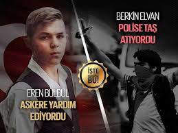Elvan'ın ölümüne ilişkin açılan davanın ilk duruşması ise 6 nisan 2017'de yani bugün görüldü. Genc Huemeryan Dunden Bu Yana Akp Li Ve Milliyetci Sayfalarda Berkin Elvan La Eren Bulbul Asagidaki Gorseldeki Gibi Karsilastiriliyor Eren In Basina Gelenler Cok Uzucu Ailesine Bassagligi Diliyorum Fakat Onun Hakkinda Konusmayacagim Uzerinde Durmak