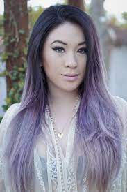 I Like Colour And Technique Although Probably Want Shorter Tips More Shoulder Height And Down Purple Ombre Hair Purple Hair Hair Styles