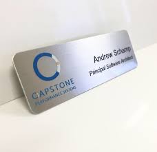 Want A Sleek Sharp Professional Look For Your Business Look No Further Checkusout Www Namebadge Com Namebadgesinc Namet Name Badges Name Tags Name Plate