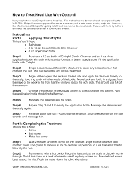 Http Www Valleypediatrics Com Docs Head 20lice 20cetaphil 20tx Pdf