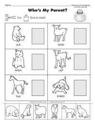 Who S My Parent Lesson Plans The Mailbox Animal Lessons Mother And Baby Animals Animal Worksheets