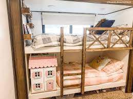 How cute are these little marshmallows roasting on sticks! 12 Rv S With Custom Built Bunk Beds Added Rv Inspiration