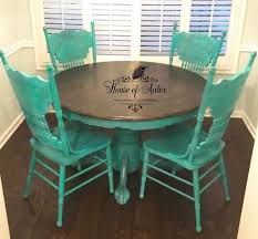 Teal Gold Painted Chair Pressed Back Chair Pressed Cane Etsy Painted Kitchen Tables Dining Table Chairs Dinning Room Chairs