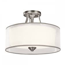 Huge range of led flush mount ceiling lights. Antique Pewter Semi Flush Ceiling Light Lighting Company Uk