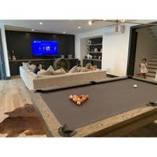 Plank Hide Isaac Slate Pool Table With Professional Installation Included Wayfair In 2020 Pool Table Slate Pool Table Felt Colors Pool Table