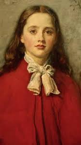 Who told you that art has to be complicated? , Look at her eyes! In 1877,  the British artist John Everett Millais painted this work entitled Bright  Eyes. It shows the 12-year old Florence Coleridge. ...