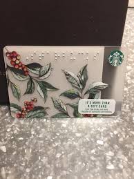 Check spelling or type a new query. This Starbucks Gift Card Says Starbucks In Braille So Blind People Know What The Card Is For Mildlyinteresting