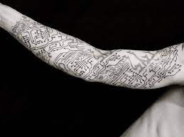 Circuit Board Tattoo Full Sleeve Tattoos Tech Tattoo