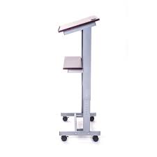 Luxor Adjustable Height Lectern Podium Mobile Presentation Station Lx Adj Dw Interior Styling Lectern Furniture Casters