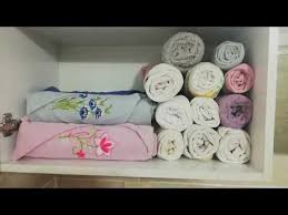 Havlu Katlama Ve Dolap Duzeni Pratik Bilgiler Youtube Yatak Yastiklari Dolaplar Havlular