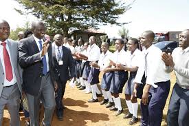 Am happy to be part of a Government that will ensure our children and youth  get quality education that will make them prosper not only in offices but  also in the field.