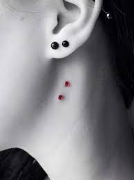 Luv The Idea Microdermal Neck Piercing Vampire Bites Dermal Piercing