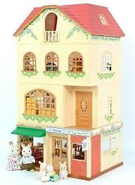Fistuff Sylvanian Families Decorated House Cafe Furniture Figures Bundle Lot Ebay Cafe House Cafe Furniture Sylvanian Families House
