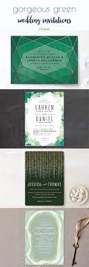 Gorgeous Green Wedding Invitations Perfect For Emerald Or Lush Green Forest Inspired Weddings Green Wedding Invitations Green Wedding Invitation Design
