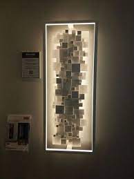 These clever diy projects let you enjoy the cozy glow of string lights long after the holidays are over. 29 Inspirations Of Led Light For Wall Decorations Living Room Cozy Creative Wall Art Wooden Wall Decor Decor