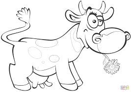 25 Best Picture Of Cow Coloring Page Davemelillo Com Cow Coloring Pages Animal Coloring Pages Coloring Pages