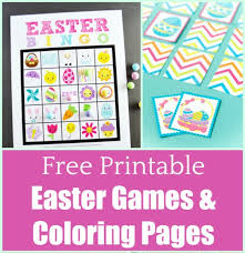 Free printable easter label templates. 20 Free Printable Easter Games Coloring Pages Activities Edventures With Kids