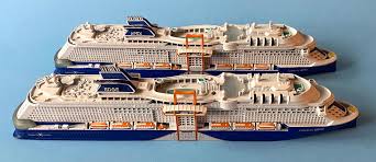 Celebrity Edge Class Cruise Ship Models 1 1250 Scale By Scherbak Scherbak Ship Models