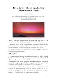 Check spelling or type a new query. Pdf Fire In The Sky The Southern Lights In Indigenous Oral Traditions