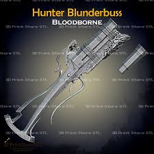 Hunter Blunderbuss Cosplay Bloodborne - STL File | 3D models download |  Creality Cloud