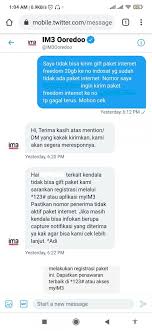 Maybe you would like to learn more about one of these? Gagal Kirim Gift Paket Data Indosat Informasi Dari Cs Tidak Valid Media Konsumen