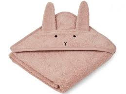 Liewood Kapuzenhandtuch Baby Albert Hase Altrosa Kapuzenhandtuch Baby Tuch Altrosa