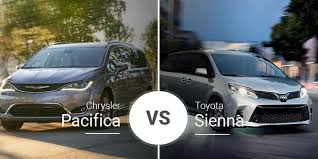 The honda odyssey has long been a top competitor, as it's both pleasant to drive and practical for large families. Chrysler Pacifica Vs Toyota Sienna Old Or New What Can T These Vans Do