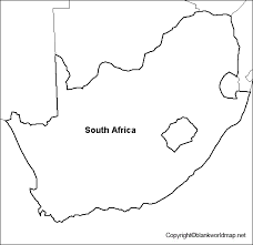 Also available in vecor graphics format. Blank Map Of South Africa Blank World Map