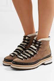Share facebook twitter pinterest email. Tan Compass Shearling And Leather Trimmed Suede Ankle Boots Rag Bone Womens Brown Ankle Boots Ankle Boots Sale Boots