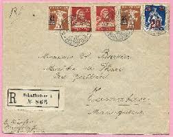 Und wo kommen die briefmarken hin? Philaseiten De Schweiz Destinationen 1900 Bis 1949