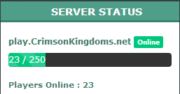 Html ('');} function settext (o, t) {o. Custom Minecraft Server Status Module Mcapi