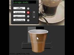 In todays prank i programmed our office coffee machine to keep pouring coffee non stop, i ask elliot for a latte. Joke Coffee Machine Youtube