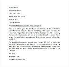 It is always good to have a copy of the terms agreed upon by both the parties. Free 7 Letter Intent Purchase Business Offer To Purchase Template Free Insymbio