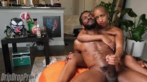 DRIPDROP Faye Noir Milking Hard Bbc Big Cock Big Ebony Mature Couple  Kissing!!!!