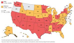 The highest tax rate on diesel is $0.741 / gallon again from pennsylvania. States With Highest And Lowest Sales Tax Rates