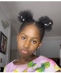 The horsetail style looks nice on people with round face. 6 Easy Hair Styles For Your 4c Natural Hair