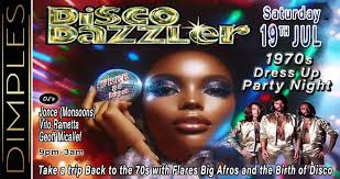FREE 10 B4 10pm Saturday 19TH 19TJUL JUL 1970s Dress Party Party,Night  Night TEE Vito Rametta 1ቼ DiSCO DaZZı DJ's Jonce (Monsoons) Geoff Micallef  9pm-3am Зат 9pm- Take a tríp Back to