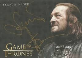 GAME OF THRONES Season 8: Francis Magee 'YOREN' Inscription Autograph Card  EUR 29,65