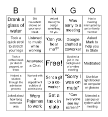 Log in to your bingo maker account using facebook or your email/password. Virtual Office Bingo Card