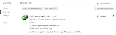 Minimal version that supports that new extension is 6.30 build 1. Idm Integration Module In Chrome Web Store