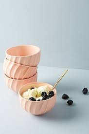 Swirled Latte Cereal Bowls Set Of 4 Cereal Bowls Bowl Set Food