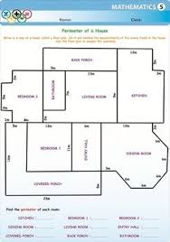 Perimeter Of A House Worksheet Word Families Perimeter Mathematics