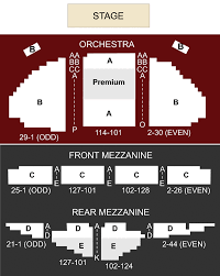 Ambassador Theater New York Ny Seating Chart Stage