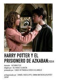 Poster Harry Potter Y El Prisionero De Azkaban En 2021 Prisionero De Azkaban El Prisionero De Azkaban Portadas De Peliculas