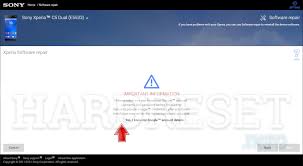 Hard Reset SONY Xperia Tablet Z WiFi ...