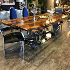 Walnut Epoxy Table By Lara Wood Wood Dining Room Table Wood Table Wood Table Design