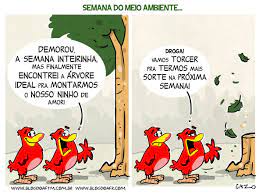 Ministro do meio ambiente disse que sua gestão respeita as leis e o devido processo legal. Charge Semana Do Meio Ambiente