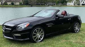 2013 Mercedes Benz Slk55 Amg Convertible Presented As Lot F236 At Houston Tx Mercedes Benz Benz Mercedes Slk