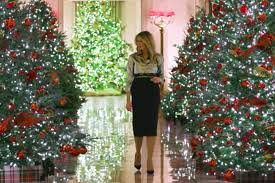 24 of 42 25 of 42. Melania Trump Christmas Decorations Her Terrifying White House Holiday Displays Get One Final Twist In 2020