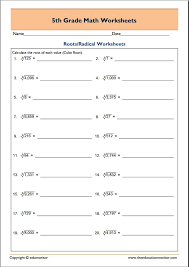 Grade 5 Printable Math Worksheets Edumonitor Free Math Worksheets 5th Grade Math Fun Math Worksheets